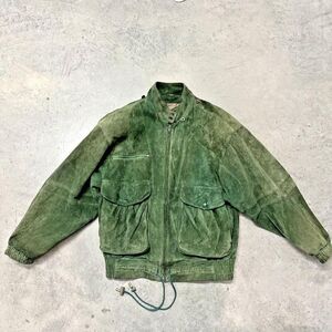 Vintage Greg Bell Pig Leather with beautiful aged distressed great color Size L